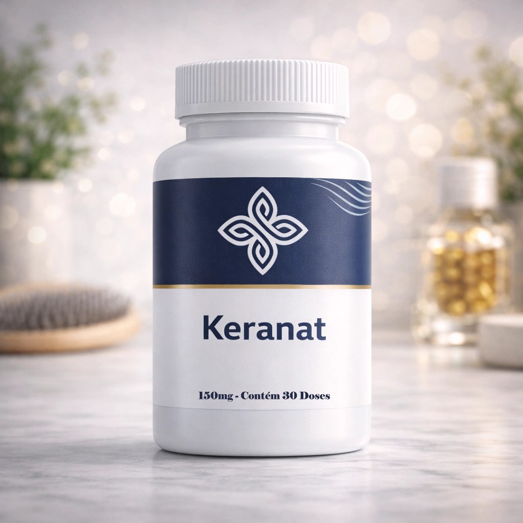 Keranat® – Cabelos fortes e crescimento acelerado 150mg | 30 doses