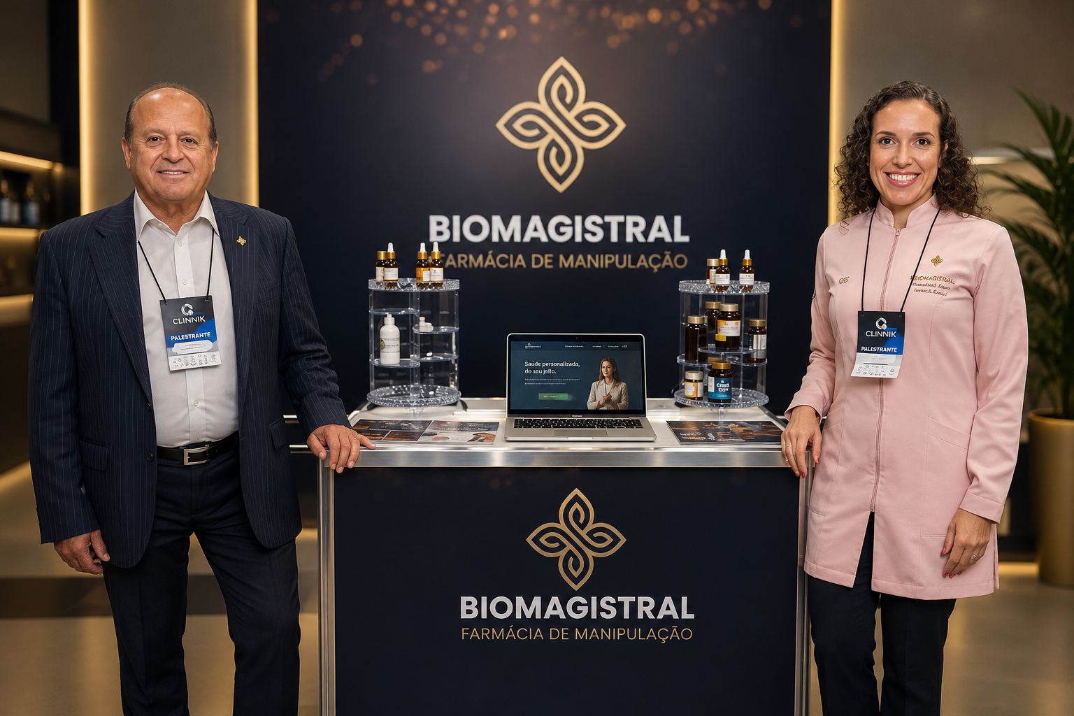 Equipe Biomagistral em evento Clinnik