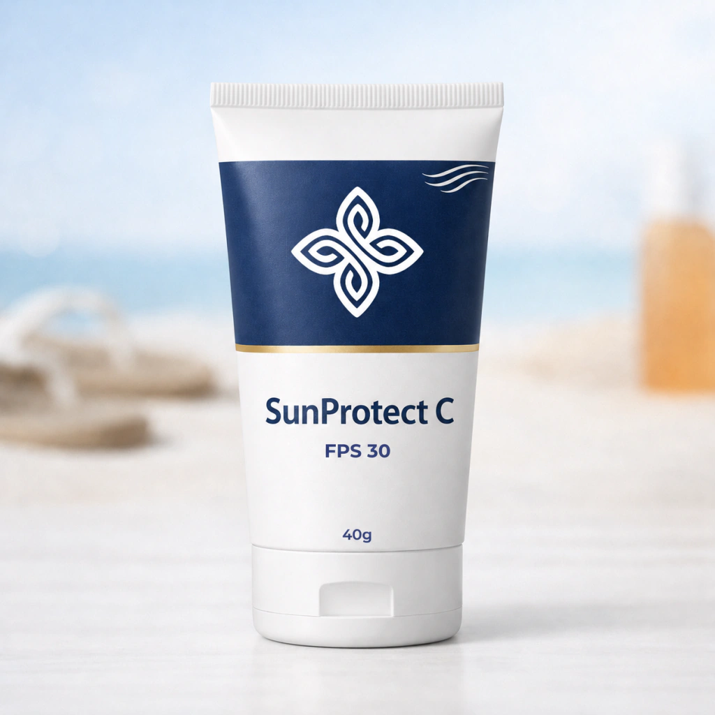 SunProtect C 30 – Filtro Solar com Vitamina C e Ácido Hialurônico | 40g